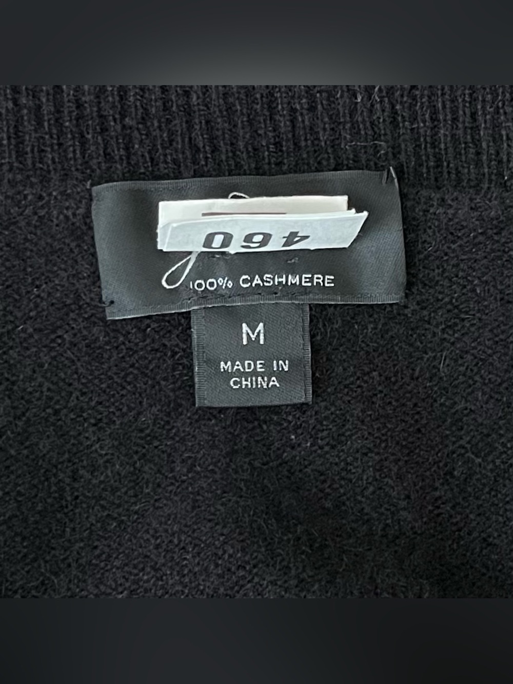 J.Crew Women's 100% Cashmere Crewneck Sweater Black Size M Classic Minimalist - Picture 6 of 6